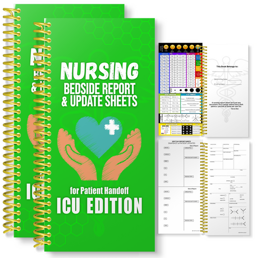 ICU Nurse Report Sheets - SBAR Report Notebooks