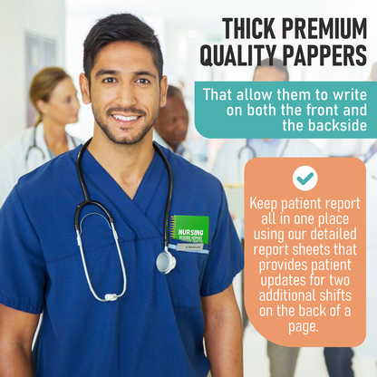 ICU Nurse Report Sheets - SBAR Report Notebooks